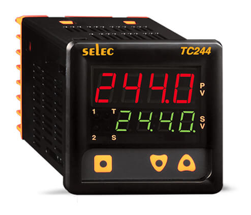 Bộ điều khiển nhiệt độ SELEC TC244AX size 72x72